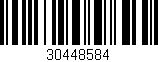Código de barras (EAN, GTIN, SKU, ISBN): '30448584'