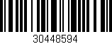 Código de barras (EAN, GTIN, SKU, ISBN): '30448594'