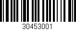Código de barras (EAN, GTIN, SKU, ISBN): '30453001'