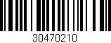 Código de barras (EAN, GTIN, SKU, ISBN): '30470210'