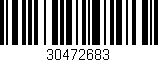 Código de barras (EAN, GTIN, SKU, ISBN): '30472683'
