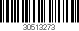 Código de barras (EAN, GTIN, SKU, ISBN): '30513273'