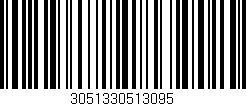 Código de barras (EAN, GTIN, SKU, ISBN): '3051330513095'