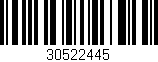 Código de barras (EAN, GTIN, SKU, ISBN): '30522445'