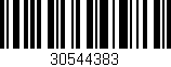 Código de barras (EAN, GTIN, SKU, ISBN): '30544383'