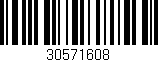 Código de barras (EAN, GTIN, SKU, ISBN): '30571608'