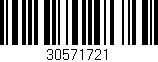 Código de barras (EAN, GTIN, SKU, ISBN): '30571721'