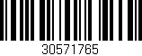 Código de barras (EAN, GTIN, SKU, ISBN): '30571765'