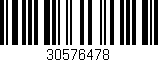 Código de barras (EAN, GTIN, SKU, ISBN): '30576478'