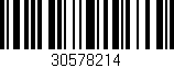 Código de barras (EAN, GTIN, SKU, ISBN): '30578214'