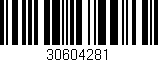 Código de barras (EAN, GTIN, SKU, ISBN): '30604281'