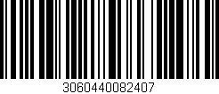 Código de barras (EAN, GTIN, SKU, ISBN): '3060440082407'