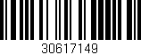 Código de barras (EAN, GTIN, SKU, ISBN): '30617149'