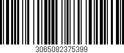 Código de barras (EAN, GTIN, SKU, ISBN): '3065082375399'