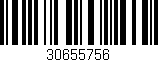 Código de barras (EAN, GTIN, SKU, ISBN): '30655756'