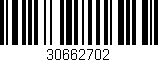 Código de barras (EAN, GTIN, SKU, ISBN): '30662702'