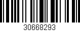 Código de barras (EAN, GTIN, SKU, ISBN): '30668293'