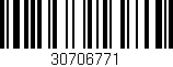 Código de barras (EAN, GTIN, SKU, ISBN): '30706771'