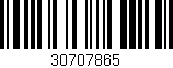 Código de barras (EAN, GTIN, SKU, ISBN): '30707865'