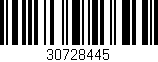 Código de barras (EAN, GTIN, SKU, ISBN): '30728445'
