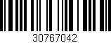 Código de barras (EAN, GTIN, SKU, ISBN): '30767042'