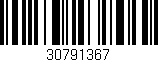 Código de barras (EAN, GTIN, SKU, ISBN): '30791367'