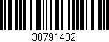 Código de barras (EAN, GTIN, SKU, ISBN): '30791432'