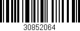 Código de barras (EAN, GTIN, SKU, ISBN): '30852064'