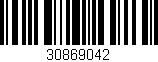 Código de barras (EAN, GTIN, SKU, ISBN): '30869042'