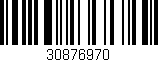 Código de barras (EAN, GTIN, SKU, ISBN): '30876970'