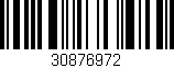 Código de barras (EAN, GTIN, SKU, ISBN): '30876972'