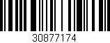 Código de barras (EAN, GTIN, SKU, ISBN): '30877174'