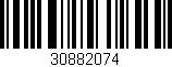 Código de barras (EAN, GTIN, SKU, ISBN): '30882074'