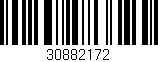 Código de barras (EAN, GTIN, SKU, ISBN): '30882172'