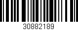 Código de barras (EAN, GTIN, SKU, ISBN): '30882189'