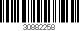 Código de barras (EAN, GTIN, SKU, ISBN): '30882258'