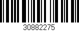 Código de barras (EAN, GTIN, SKU, ISBN): '30882275'