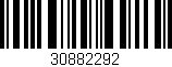 Código de barras (EAN, GTIN, SKU, ISBN): '30882292'