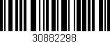 Código de barras (EAN, GTIN, SKU, ISBN): '30882298'