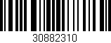 Código de barras (EAN, GTIN, SKU, ISBN): '30882310'
