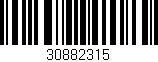 Código de barras (EAN, GTIN, SKU, ISBN): '30882315'