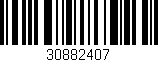 Código de barras (EAN, GTIN, SKU, ISBN): '30882407'