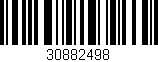 Código de barras (EAN, GTIN, SKU, ISBN): '30882498'