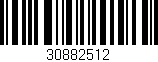 Código de barras (EAN, GTIN, SKU, ISBN): '30882512'