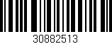 Código de barras (EAN, GTIN, SKU, ISBN): '30882513'