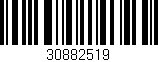 Código de barras (EAN, GTIN, SKU, ISBN): '30882519'