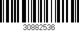 Código de barras (EAN, GTIN, SKU, ISBN): '30882536'