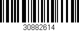 Código de barras (EAN, GTIN, SKU, ISBN): '30882614'