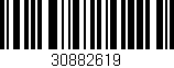 Código de barras (EAN, GTIN, SKU, ISBN): '30882619'