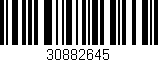 Código de barras (EAN, GTIN, SKU, ISBN): '30882645'